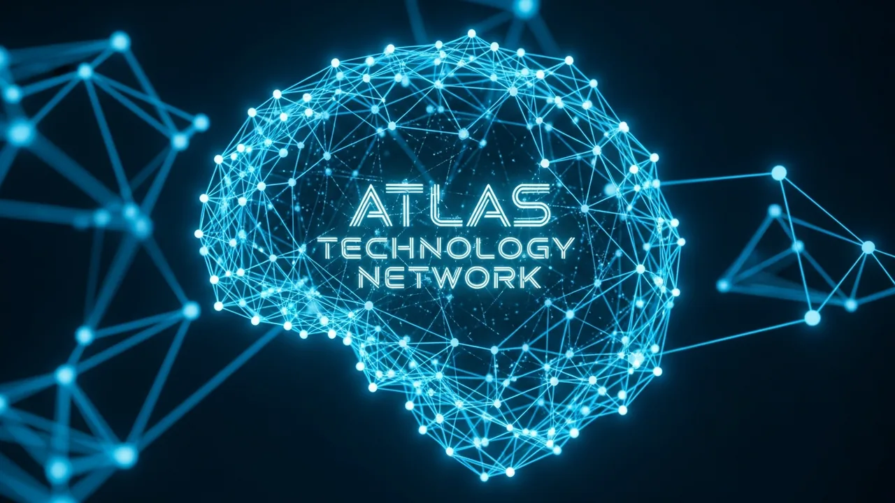 Digital network graphic representing talent connections